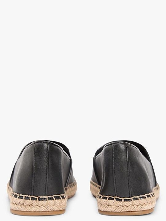 Knitted Women's Espadrilles In Black Color