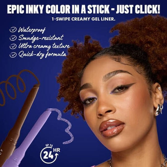 NYX Professional Makeup Epic Waterproof Pen Eye Liner 02 Ember Energy 1gr