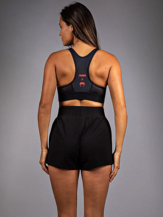 Women's Sports Bra without Padding Black/red