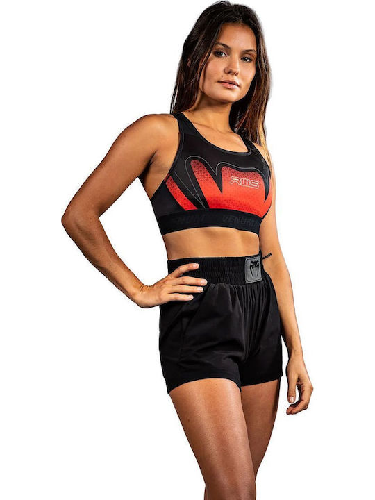 Women's Sports Bra without Padding Black/red