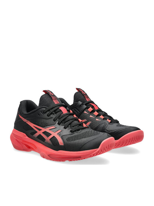 ASICS Solution Speed Ff Tennisschuhe Alle Gerichte Schwarz