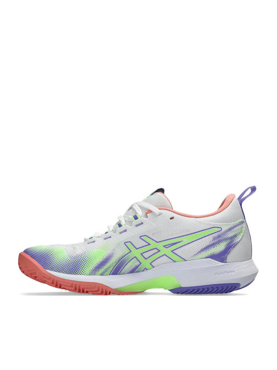 ASICS Sonicsmash Ff Γυναικεία Παπούτσια Padel Λευκά