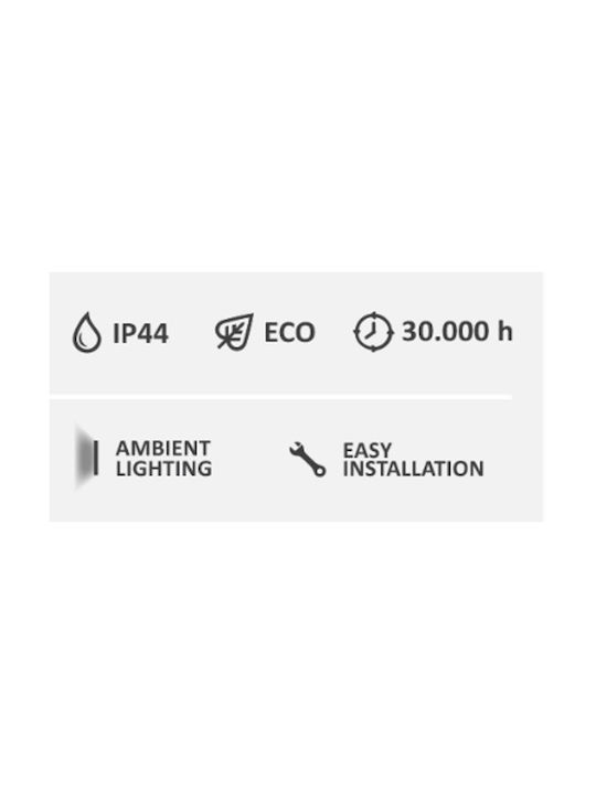 Ebir Iluminacion Φωτιστικό Τοίχου με Ενσωματωμένο LED