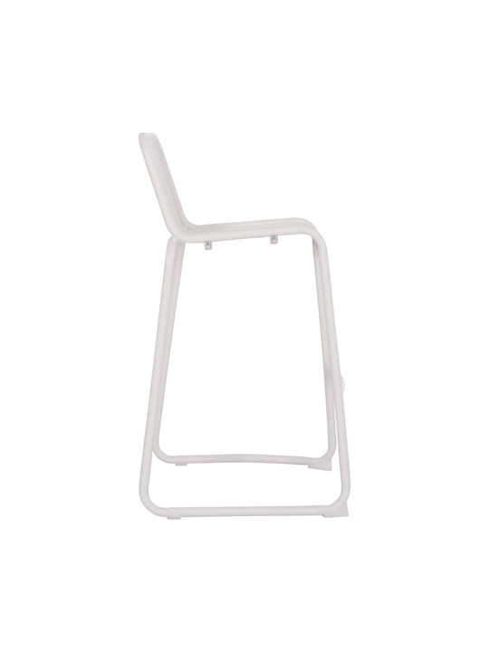 Stool Bar Metallic White