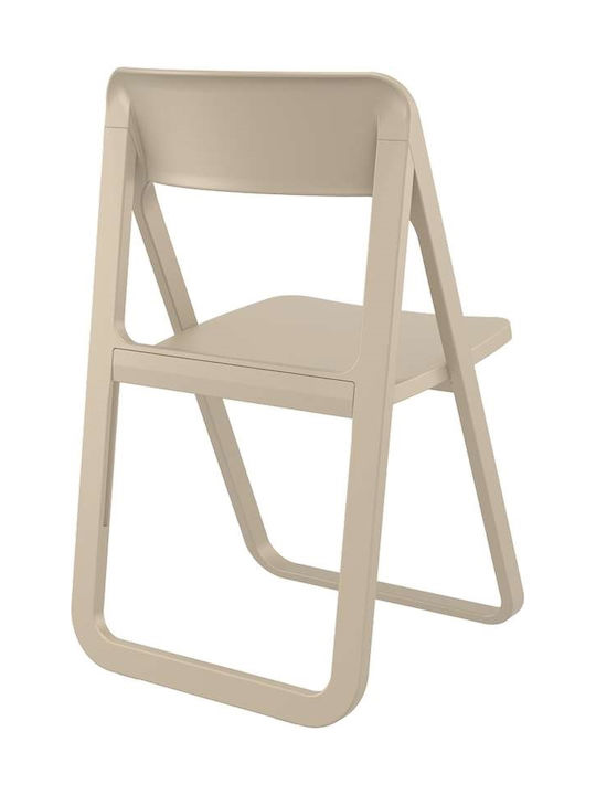 Outdoor Chair Polypropylene Dream Brown 48x52x82cm