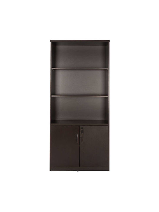 Bibliotecă Wenge 80x40x180 cm