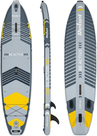 Rebel Gonflabilă Placă SUP cu Lungime 3.35m Gri