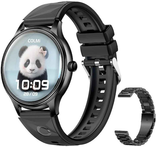 Colmi L28 Air Oțel inoxidabil 36mm Smartwatch (Negru)