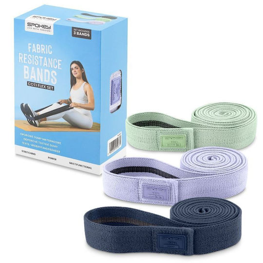 Spokey Flex Benzi de rezistență în formă de buclă seturi 3buc 2.08m