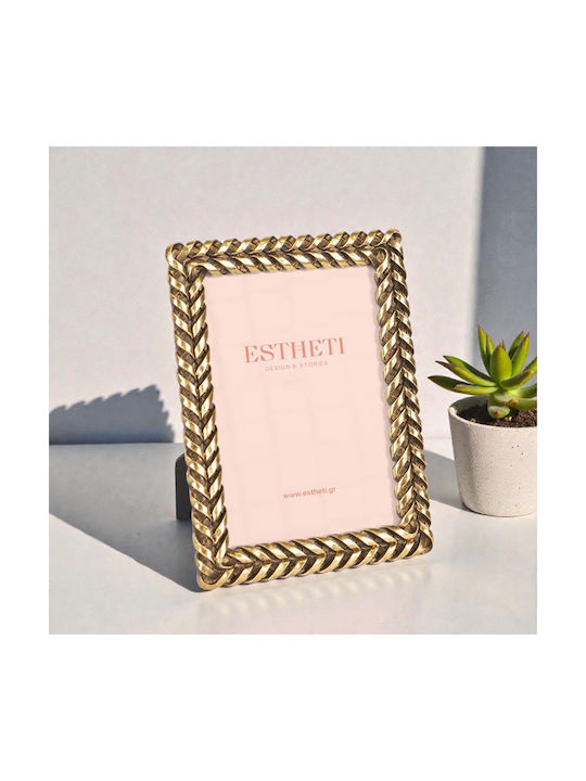 Polyresin Photo Frame with Gold Frame