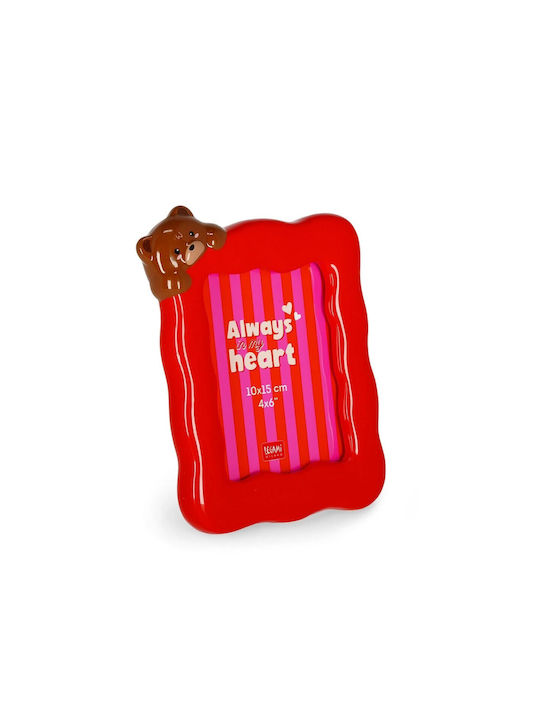 Legami Milano Plastic Photo Frame With Red Frame