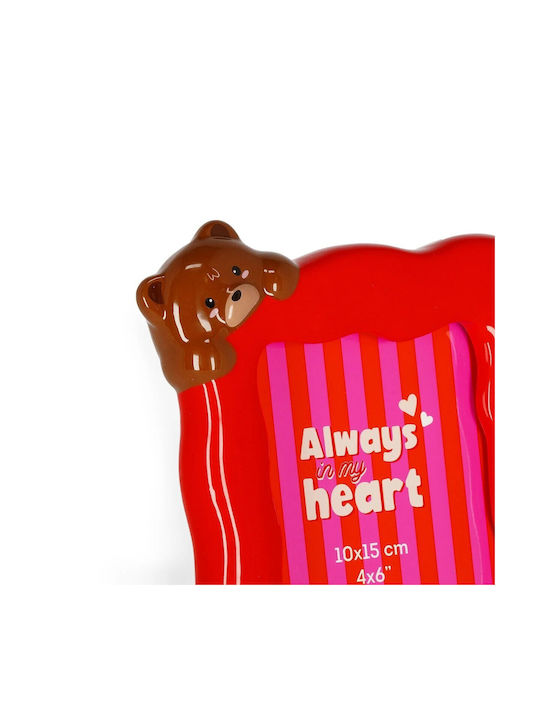 Legami Milano Plastic Photo Frame With Red Frame
