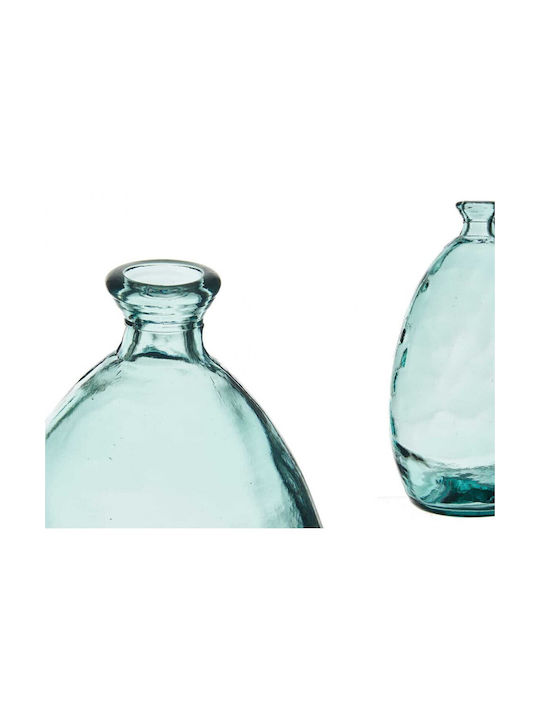 Atmosphera Διακοσμητικό Βάζο Glas Türkis 16x16x29cm 1Stück