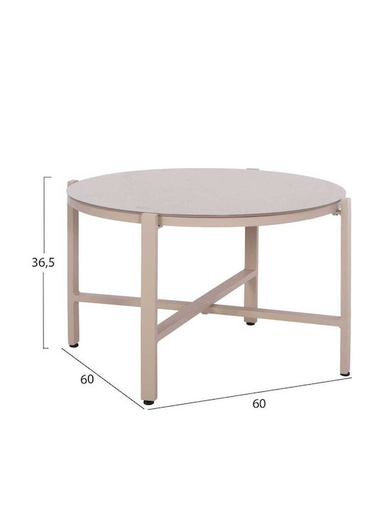 Garten- und Outdoor-Möbelsets 4 Stück Cappuccino