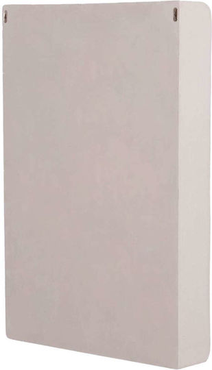 Bibliotecă Ecru Deschis 80x18x120 cm