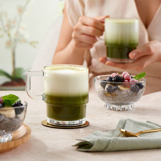 Espiel Hill Mug Glass Transparent 320ml