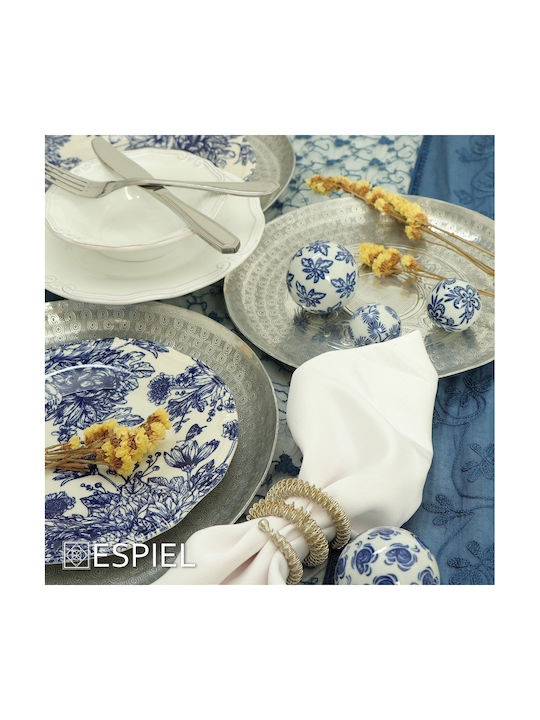 Decorative Spheres Assort Feg310k6 Φ4cm Blue White Porcelain