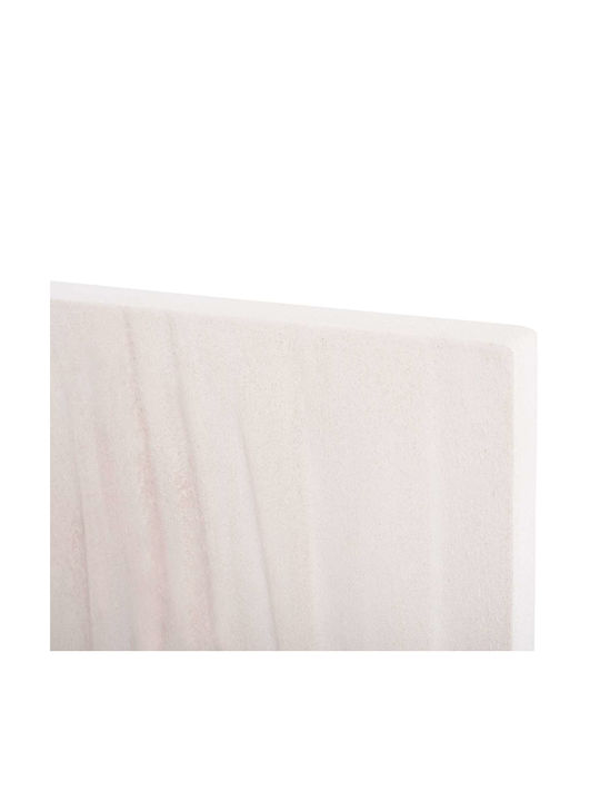 Πινακας Ορθογωνιος Fb94518 Mdf Υπολευκο Χρωμα 60x4 Πάχος X80υεκ