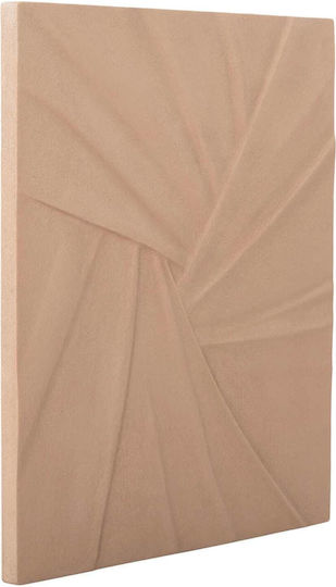 Rechteckiges Gemälde Fb94522 MDF Beige 60x4 Dicke X80cm