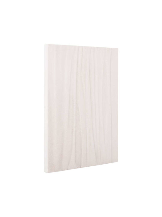Πινακας Ορθογωνιος Fb94518 Mdf Υπολευκο Χρωμα 60x4 Πάχος X80υεκ