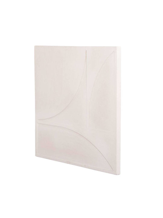 Square Painting Fb94507 MDF Off-White Color 80x4 Thickness X80