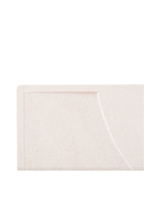 Πινακας Ορθογωνιος Fb94509 Mdf Υπολευκο Χρωμα 60x4 Πάχος X80υεκ