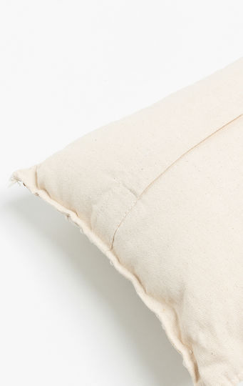 InTheBox Μαξιλάρι Καναπέ Krisha από 100% Βαμβάκι Ivory 30x50εκ.