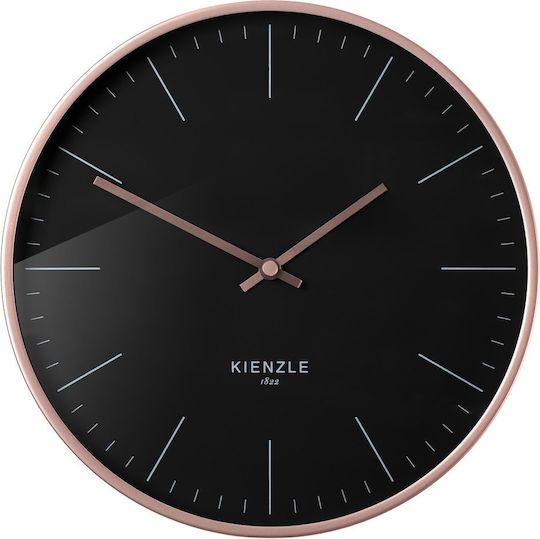 Kienzle Wall Clock Glass Rose Gold Ø25cm