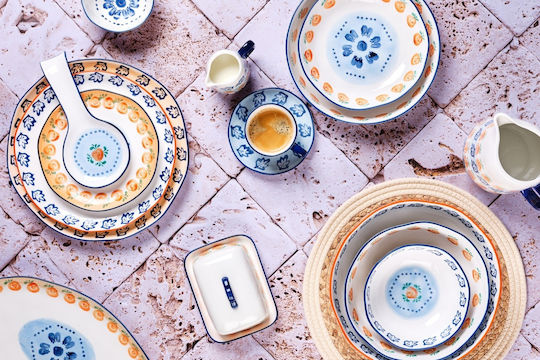 Björn Blue Porcelain Dinnerware Set 12pcs