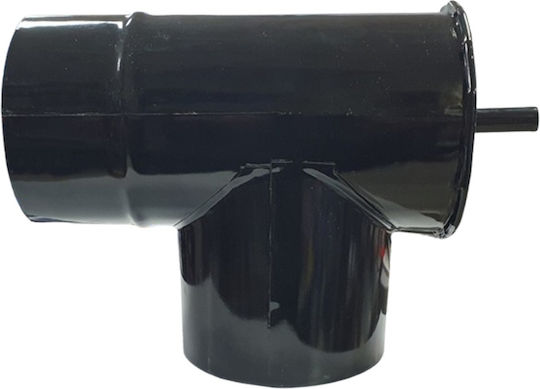 T-Piece Tuburi De Fum Klapakis Ø15 Negru Emailat 035-0040