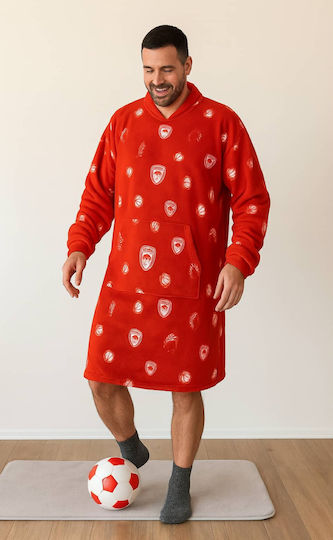 Palamaiki Huhu Fleece Decke mit Ärmeln 90x100cm Rote