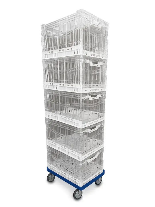 Green City International Plastic Storage Box with Lid Transparent 71.5lt 1pcs