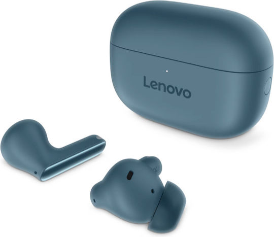 Lenovo TWS YOGA PC Edition In-ear Bluetooth Handsfree Ακουστικά με Θήκη Φόρτισης Tidal Teal