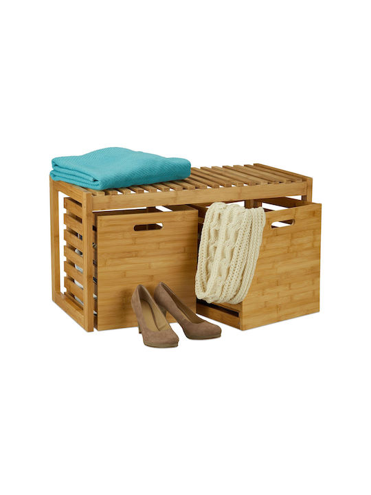 Entry Furniture with Shoe Rack & Bench 80x40x44.5cm