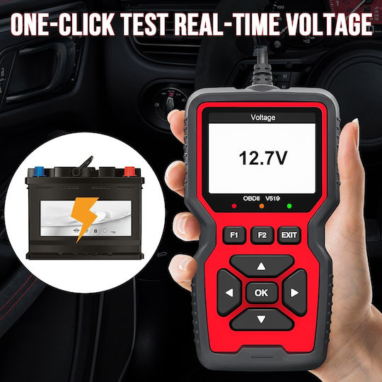 Instrument de diagnostic auto cu ecran OBD 2 cu cablu