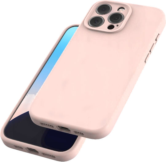 Spacecase Silicone Back Cover Silicon Roz (iPhone 15 Pro Max)