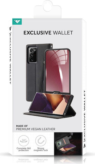 Wallet Piele artificială / Silicon Negru (Huawei Pura 80 Ultra)