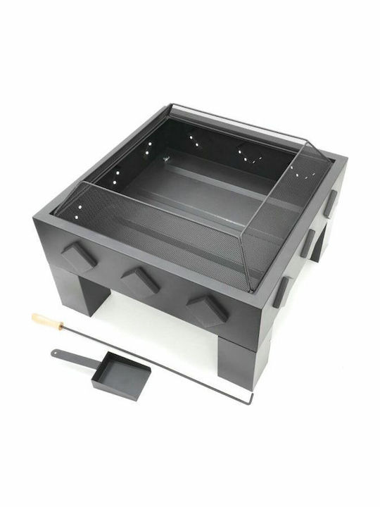Heat Line Огнище На открито Черен 61x61x35см