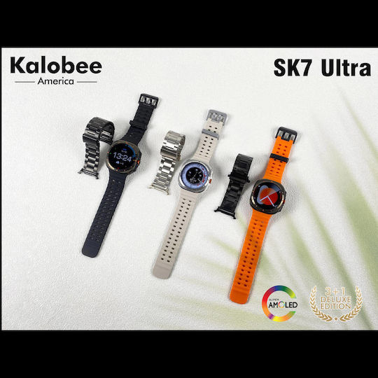 Smartwatch Microwear Kalobee Sk7 Ultra Black