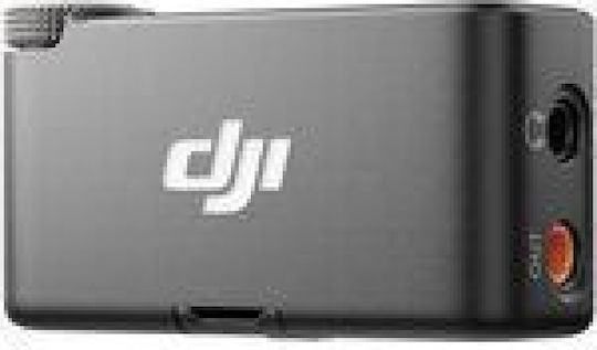 DJI Wireless Microphone Kit 2 Set Wireless Condenser (Small Diaphragm) Microphone Πέτου, Clip On for Vocals