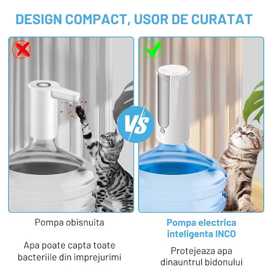 Inco Cu baterie din silicon Alb