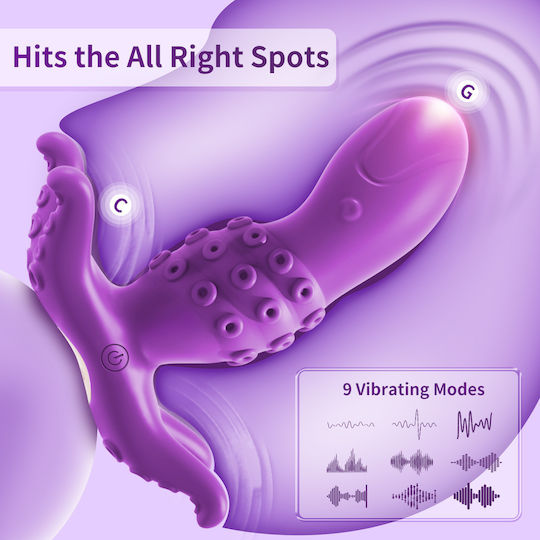 Kinksters Anal Plug with Wireless Functionality and Vibration Purple