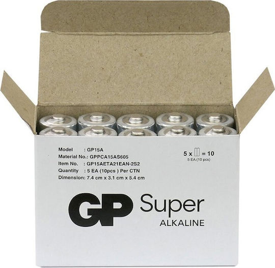 Genius Pack Alkaline Batteries AA 1.5V 10pcs