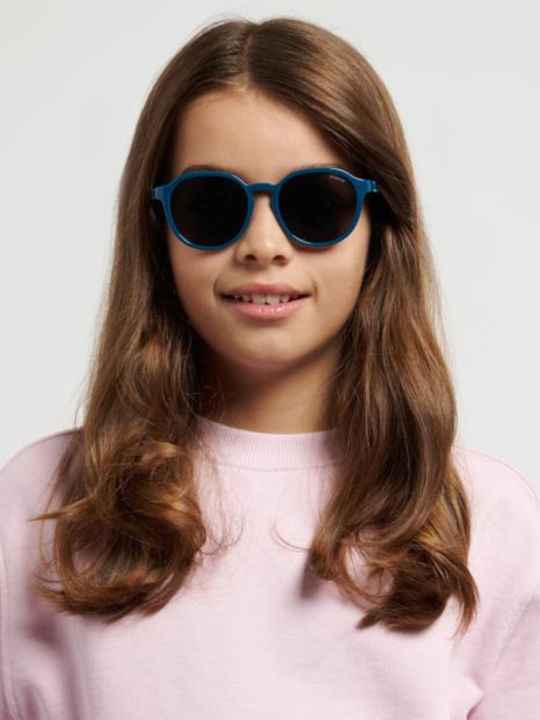 Polaroid Oval Kids Sunglasses Black