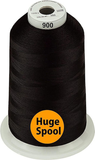 Embroidery Thread Set 3 Spools 5000 M Essential Colors 1