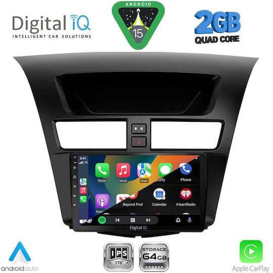 Digital IQ Car Audio System for Mazda BT-50 2012-2019 (Bluetooth/USB/WiFi/GPS/Apple-Carplay/Android-Auto) with Touch Screen 9"