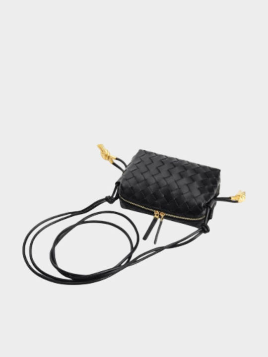 Set Leather Women's Bag Shoulder Black