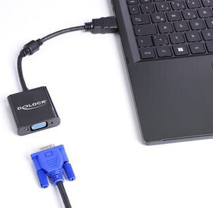 DeLock DeLock HDMI Männlich Zu VGA Weiblich Konverter 1Stück 61077