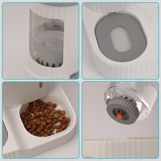 Belle Vous Bol Automat de Mâncare și Apă pentru Câine și Pisică din Plastic ABS 850ml 30x26x22cm