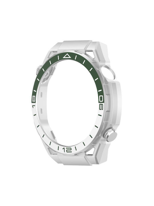 Ultimate Design Plastikhülle White / Green für Huawei Watch GT 5 Pro 46 mm